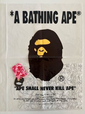 A Bathing Ape Large Plastic Bag